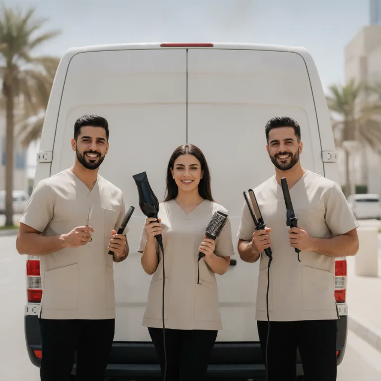 Luxury Hair Salon team in Al Shamkhah City
